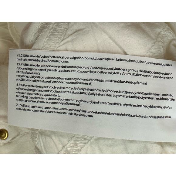 Mac jeans Dreams Chic cream crop jeans size 40 - 27 - Picture 5 of 13